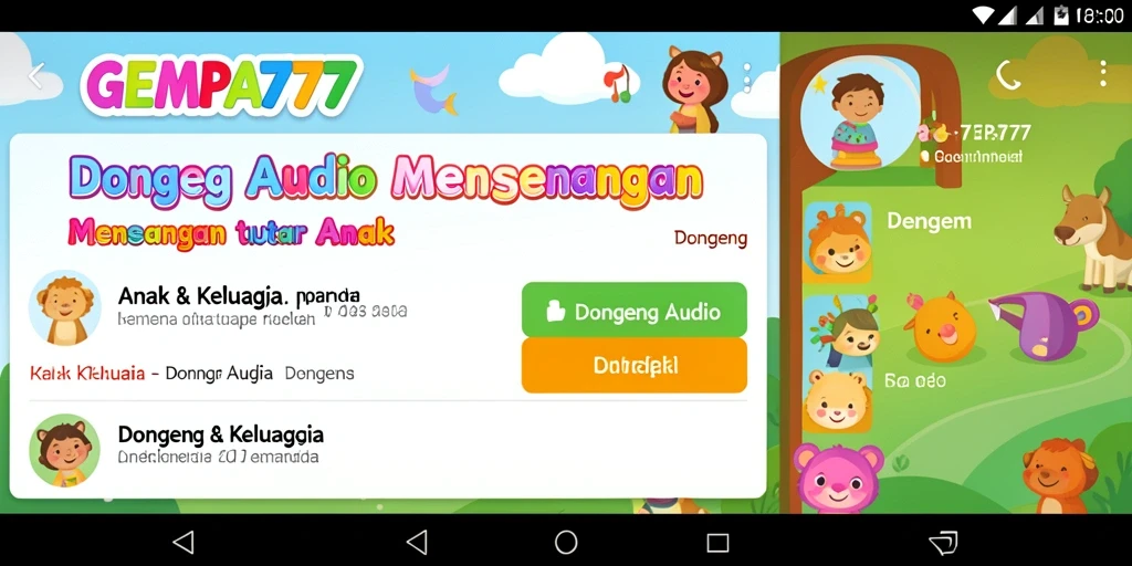 Tampilan antarmuka GEMPA777 yang ceria dan interaktif.