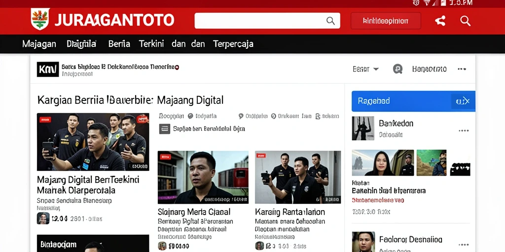 Antarmuka JURAGANTOTO yang sederhana dan informatif.